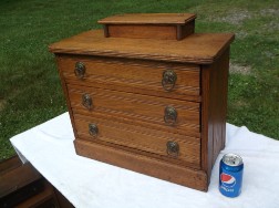 Oak 3-Drawer Cabinet