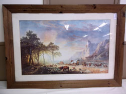 Large Framed A. Bierstadt Print