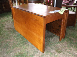 Period Tiger Maple Drop Leaf Table