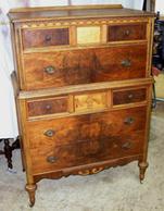 High Deco Tall Dresser, completely refinished